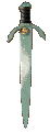a spinning dagger