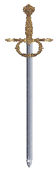 a sparkling sword