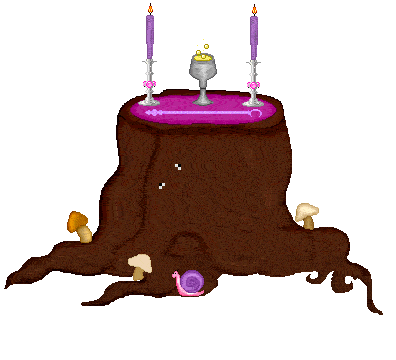 a magical tree stump
