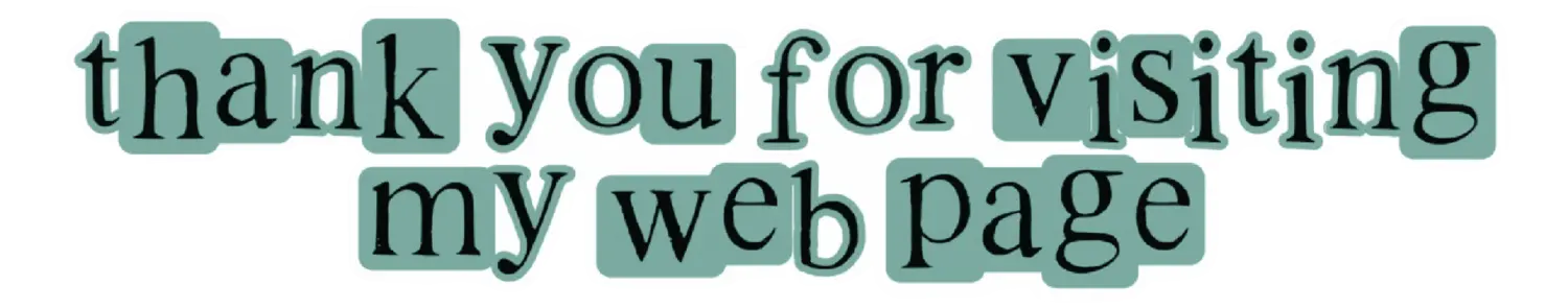 thank you for visiting my website